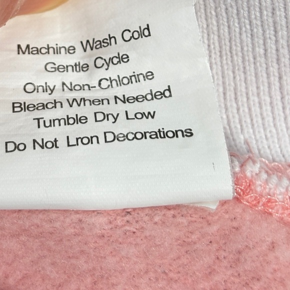 Vintage Adrian Delafield Womens XL Pink Owl Sweatshirt Collared Cottagecore EUC - Picture 8 of 14